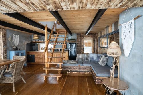 Η κουζίνα ή μικρή κουζίνα στο Górna Chata Mountains Chalet