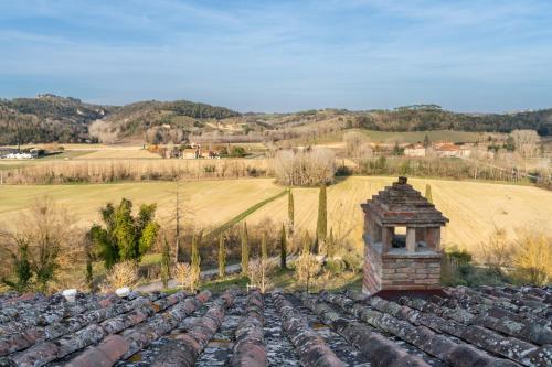 a group of train tracks with a house on top at Boccioleto Resort - Place of Charme in Montaione