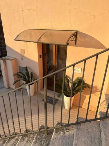 Ein Balkon oder eine Terrasse in der Unterkunft 'A Vadera