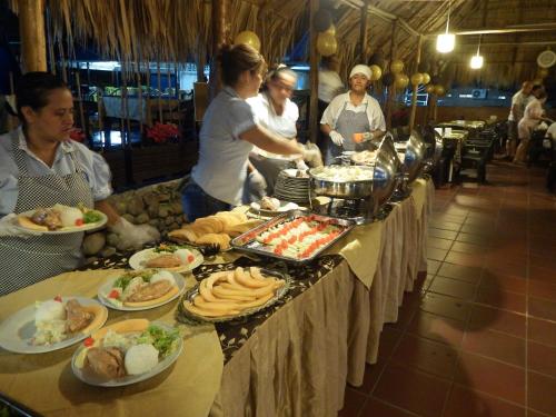 Comida en el hotel o alrededores