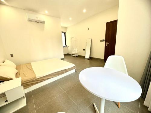 Χώρος καθιστικού στο Mỡ Villa Cao Bằng