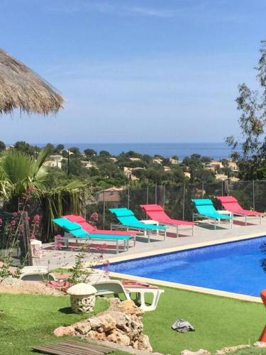 Villa de qualité vue mer piscine chauffée