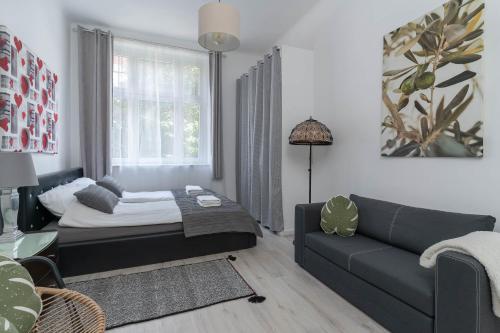 En sittgrupp på Kierunek Sopot Apartament DELUXE II Królowej Jadwigi 7