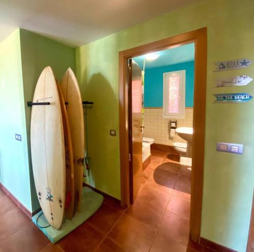 Koupelna v ubytování Blue Wave House Corralejo