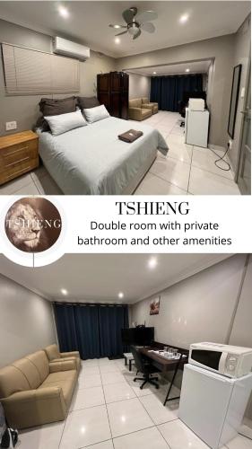 Una cama o camas en una habitación de La Vue