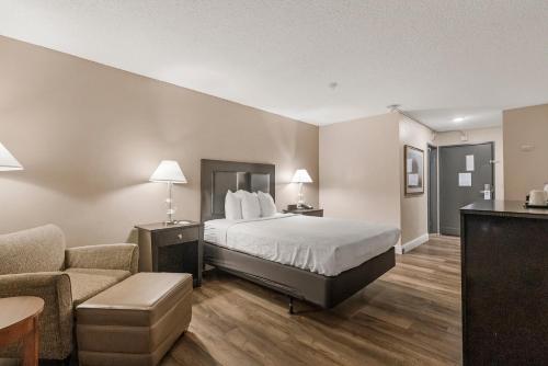尤巴城的住宿－Sutter Inn，酒店客房,配有床和沙发