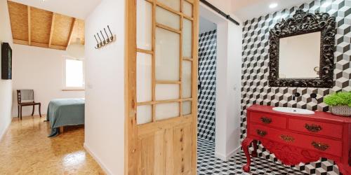Ένα ή περισσότερα κρεβάτια σε δωμάτιο στο Casa de Arcos