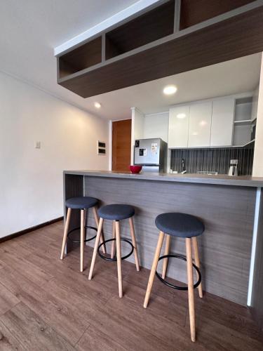 Η κουζίνα ή μικρή κουζίνα στο Apart Hotel Castellon 176