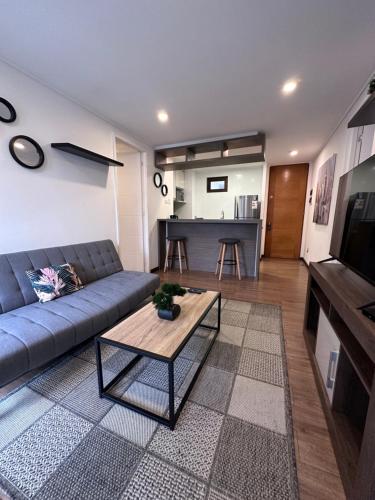 Η κουζίνα ή μικρή κουζίνα στο Apart Hotel Castellon 176
