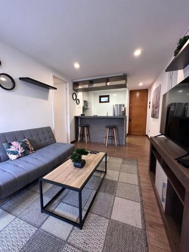 Η κουζίνα ή μικρή κουζίνα στο Apart Hotel Castellon 176