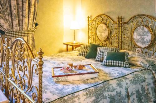 מיטה או מיטות בחדר ב-Villa Bertesca