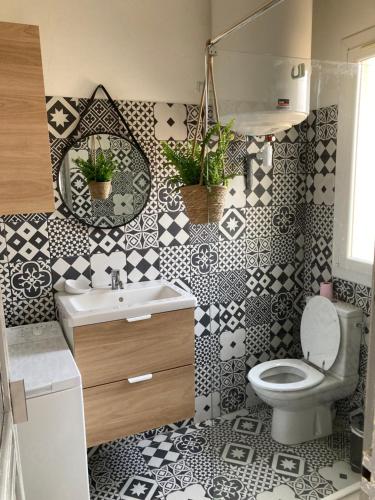 Ένα μπάνιο στο Appartement centre historique