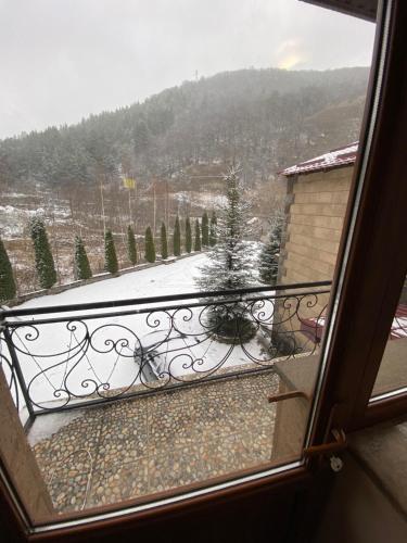 Vue générale sur la montagne ou vue sur la montagne depuis la maison de vacances