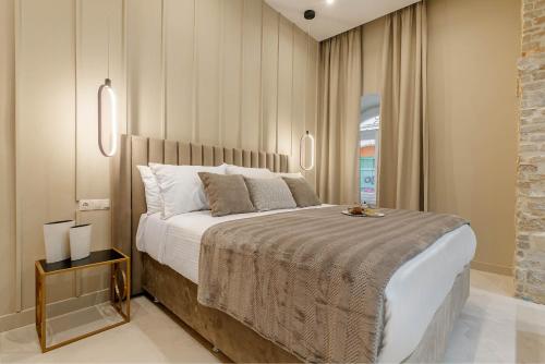 A bed or beds in a room at Domus Victoria IΙ