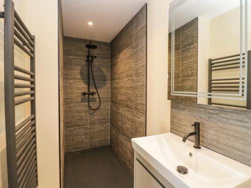 Koupelna v ubytování How Hill Farm Cottage