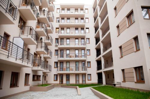 Το κτήριο όπου στεγάζεται  το ξενοδοχείο διαμερισμάτων