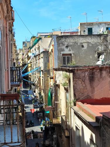 an overhead view of a city street with buildings at Toledo apARTment in Naples