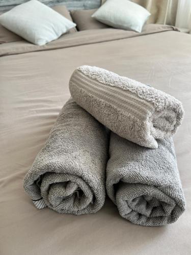 Łóżko lub łóżka w pokoju w obiekcie Glam estudio