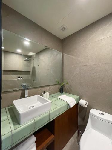 Ένα μπάνιο στο Ocean view 2BR Apartment Yum Balam
