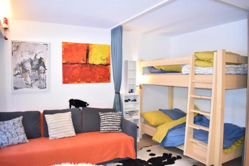 Postel nebo postele na pokoji v ubytování Seegarten A 110 Wy