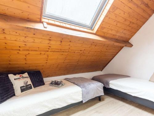 Posteľ alebo postele v izbe v ubytovaní Duplex rénové 4 pers Saint Lary Village près des Thermes et télécabine - FR-1-296-467