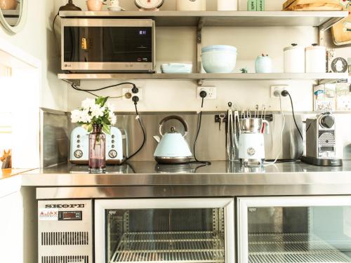 Dapur atau dapur kecil di Chesson Lodge