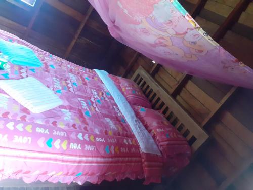 Katil atau katil-katil dalam bilik di Samaki Guesthouse & Grandpa Homestay- Tad Lo