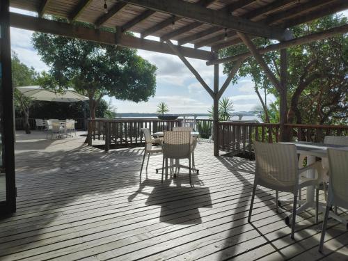 Balkón nebo terasa v ubytování Mukumbura Lodge Bilene