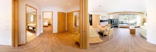 Μια τηλεόραση ή/και κέντρο ψυχαγωγίας στο Apartments Oberdorner