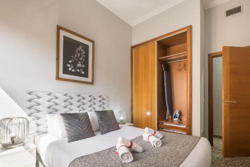 Letto o letti in una camera di Macflats Valencia Puerto