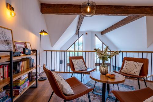 Posezení v ubytování Apartamenty Otulina
