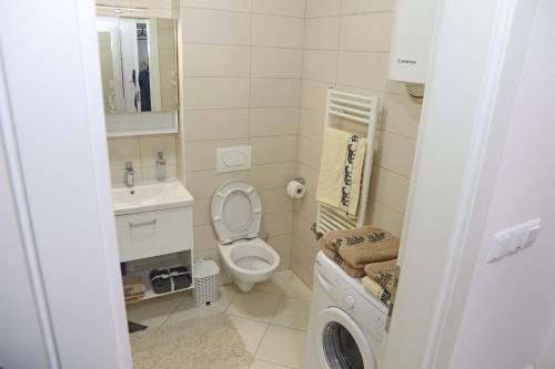 Kylpyhuone majoituspaikassa Apartment Cecovic - Mellain