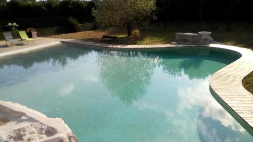 Πισίνα στο ή κοντά στο Domaine D'Erras -colibri -