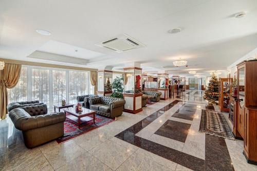 Гостиная зона в Hotel Prezydent Krynica Zdrój