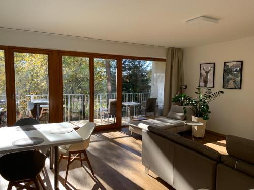 Balkón nebo terasa v ubytování Lipno Port Apartment C101