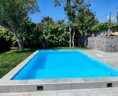 Il giardino dell'Etna tesisinde veya buraya yakın yüzme havuzu