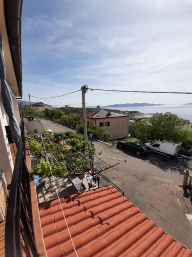 a view from the roof of a house at Apartment Skale in Senj