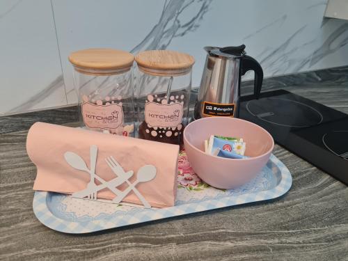 アルモドバル・デル・リオにあるEl capricho de Olgaの茶碗