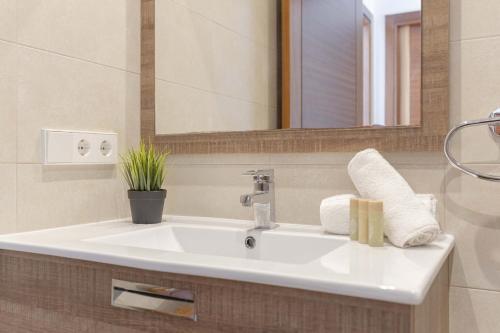 Et badeværelse på Villa Cel