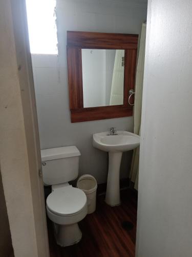 Koupelna v ubytování Hotel Capric