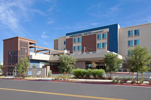 a rendering of the front of a hospital building at SpringHill Suites by Marriott Huntington Beach Orange County in Huntington Beach