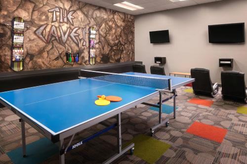a ping pong table in a ping pong room at Marriott's StreamSide Douglas at Vail in Vail