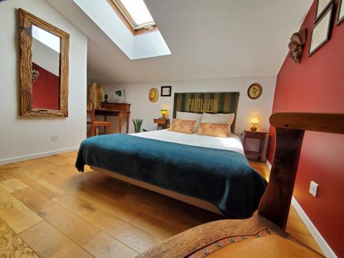 Posteľ alebo postele v izbe v ubytovaní La Dolce Vita - Chambre Cristoforo Colombo