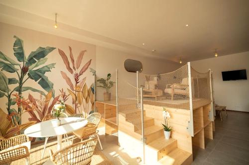 Posedenie v ubytovaní Loft/Jacuzzi L'instant