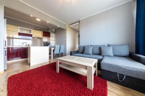 Η κουζίνα ή μικρή κουζίνα στο Apartament z widokiem