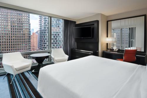 Katil atau katil-katil dalam bilik di Courtyard by Marriott New York Manhattan/Central Park