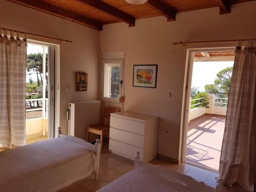 Katil atau katil-katil dalam bilik di Preveza - The house by the sea
