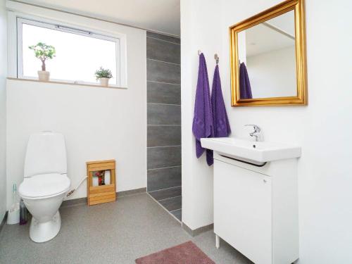 Koupelna v ubytování Three-Bedroom Holiday home in Kalundborg 3