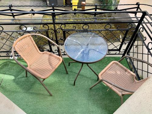 Balkón alebo terasa v ubytovaní Apartament Pod Haffnerem