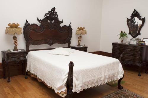 Katil atau katil-katil dalam bilik di Casa do Fontão